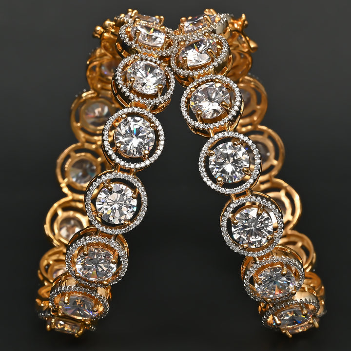 CZ Diamond Finish Bangles