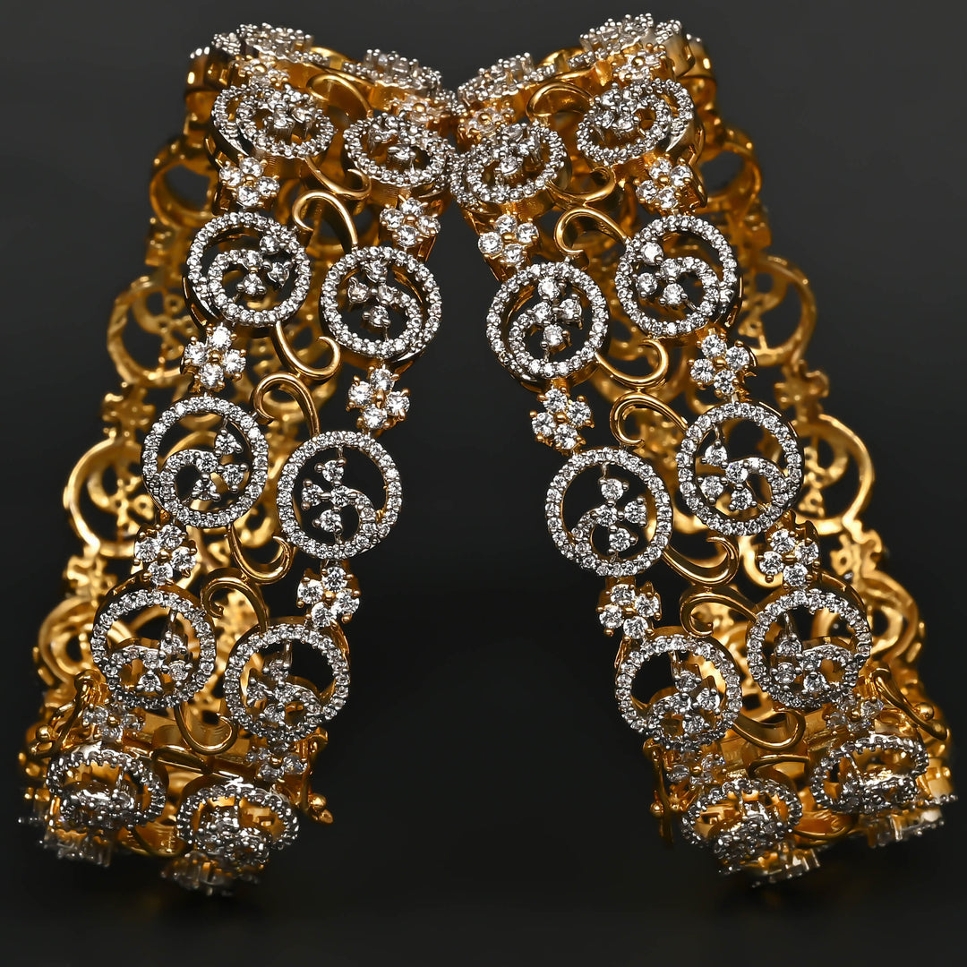 CZ Diamond Finish Bangles