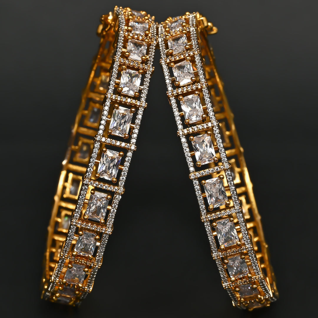 CZ Diamond Finish Bangles