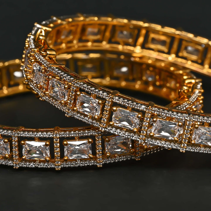 CZ Diamond Finish Bangles