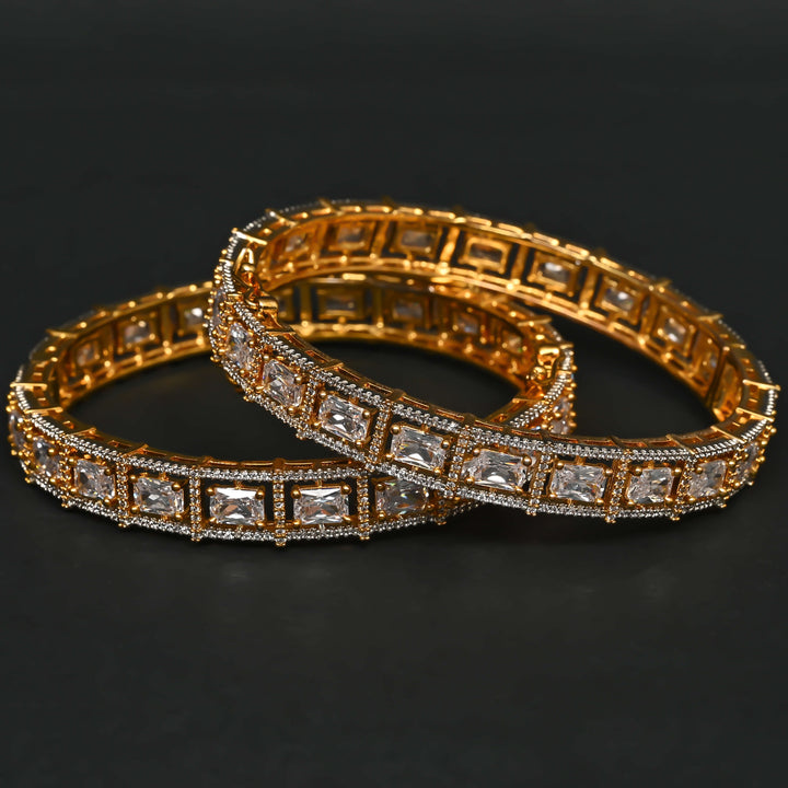 CZ Diamond Finish Bangles