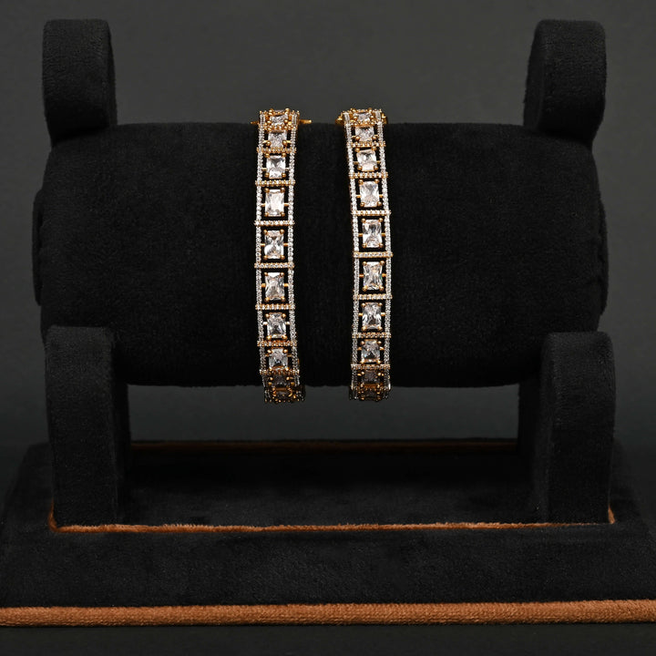 CZ Diamond Finish Bangles