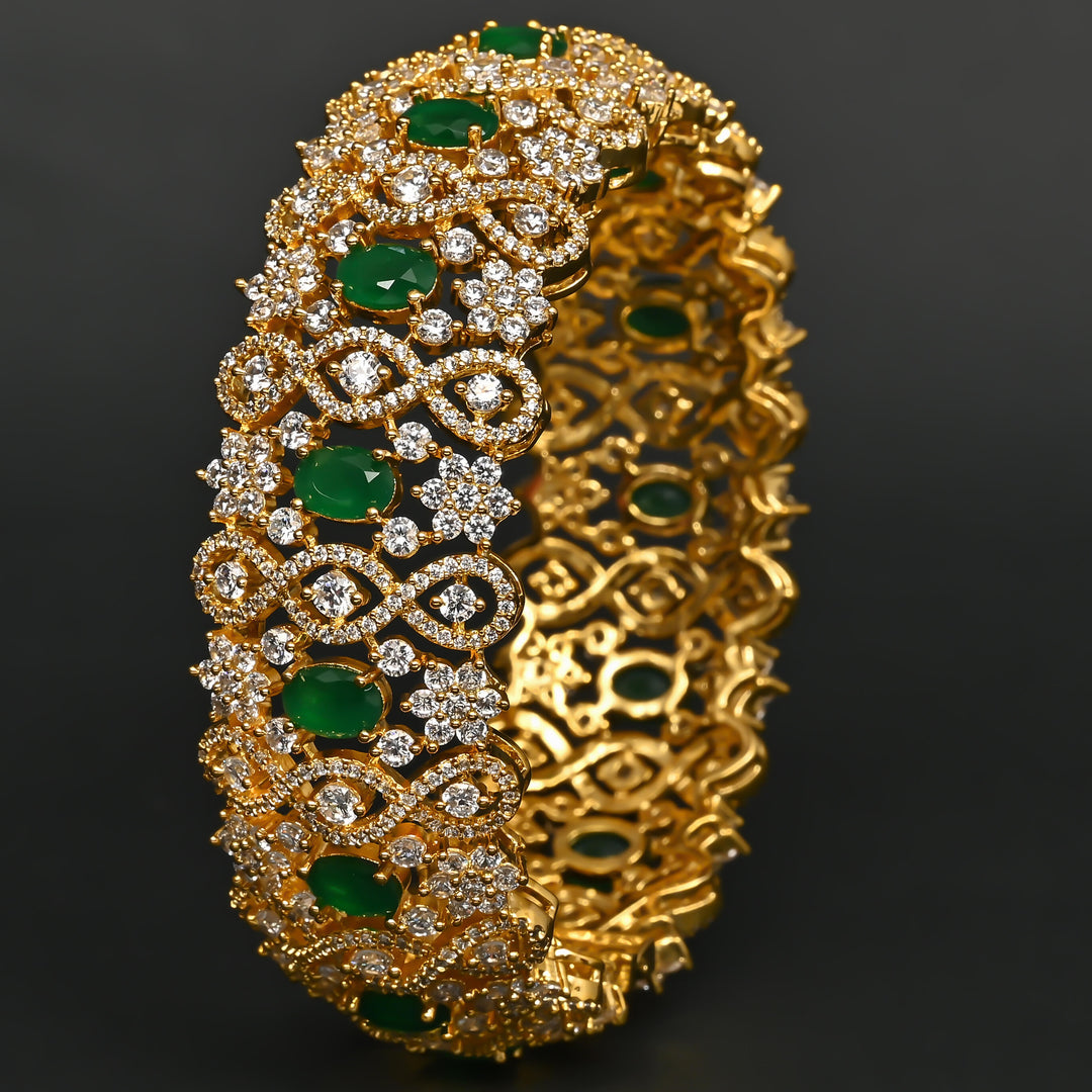 CZ Emerald Bangles