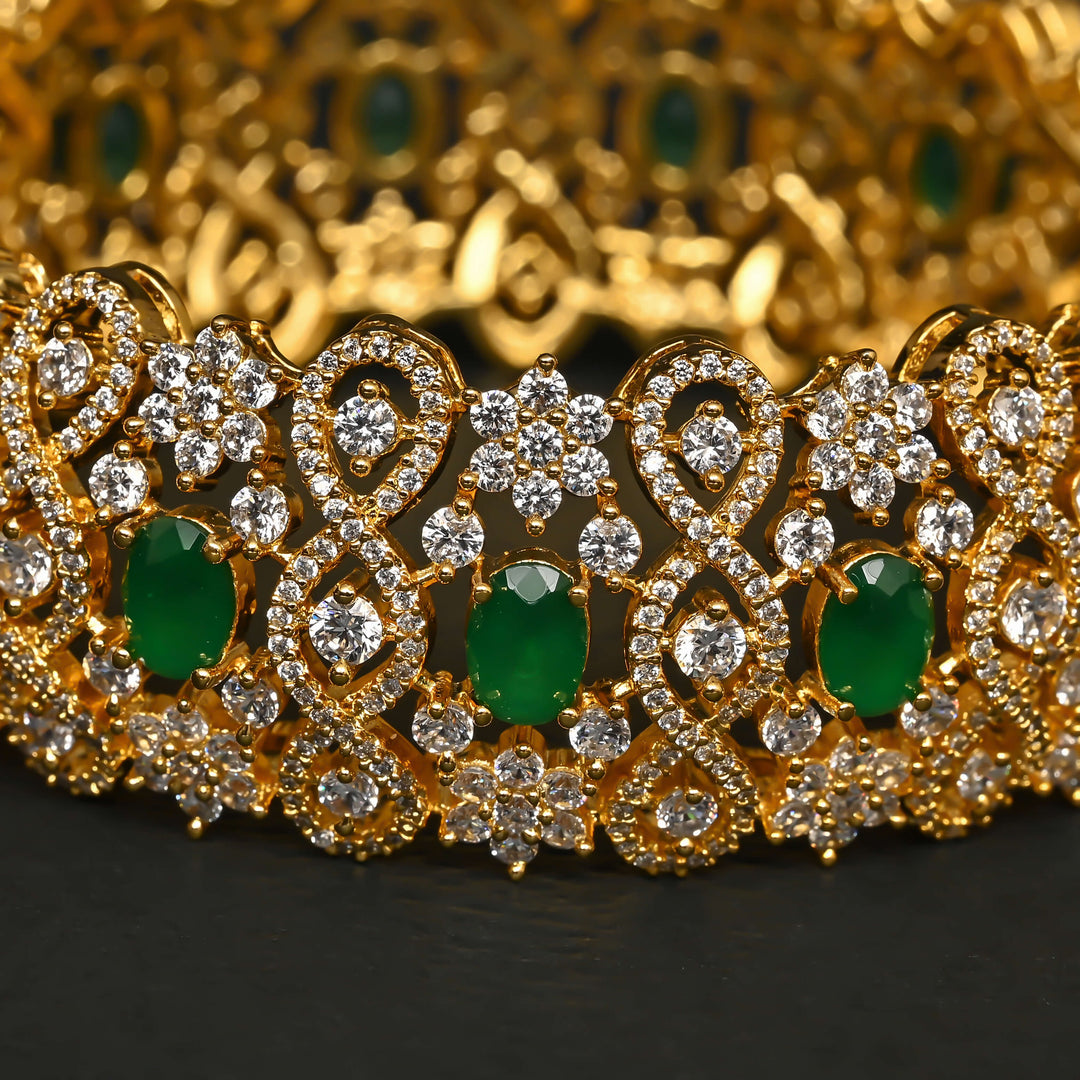 CZ Emerald Bangles