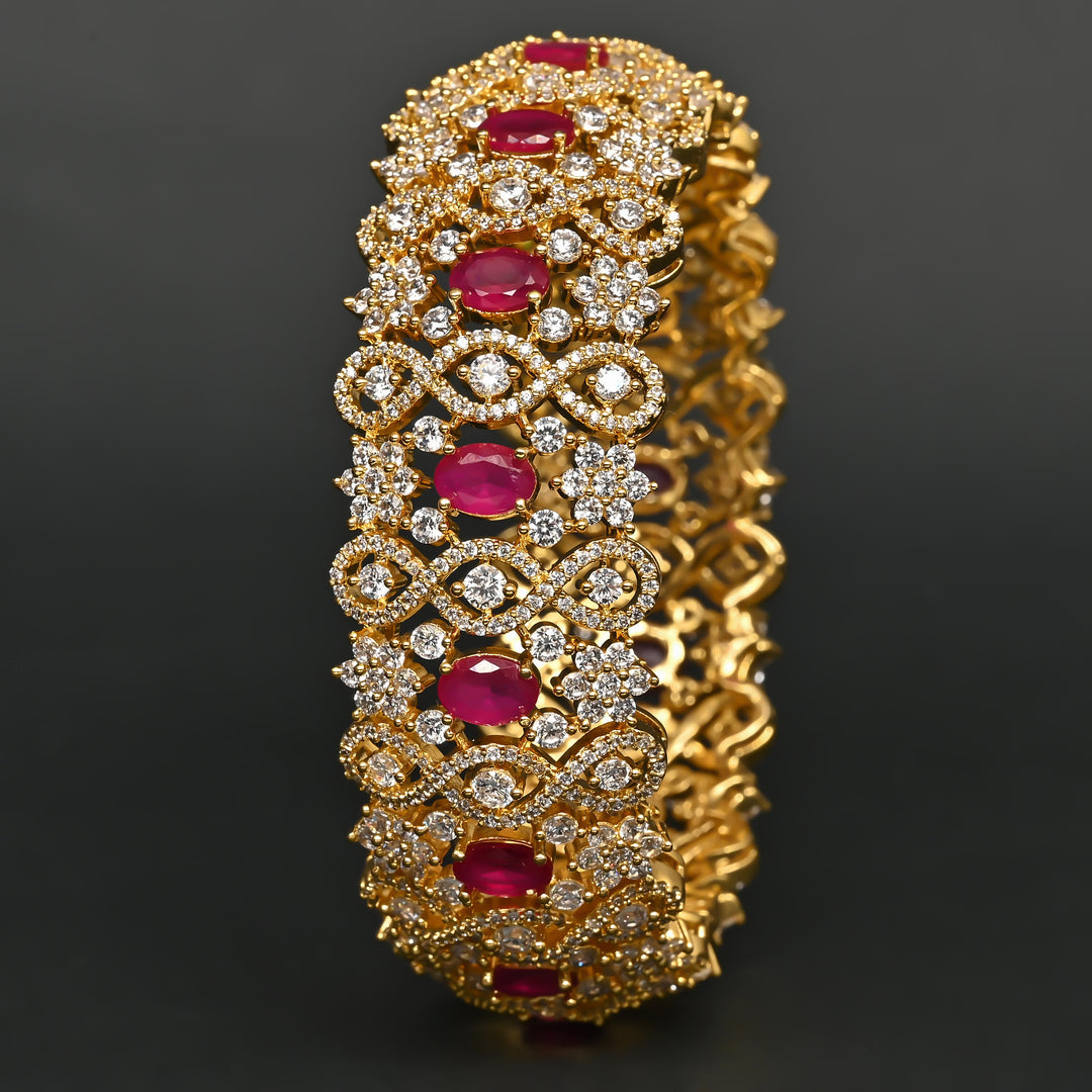 CZ Ruby Bangles