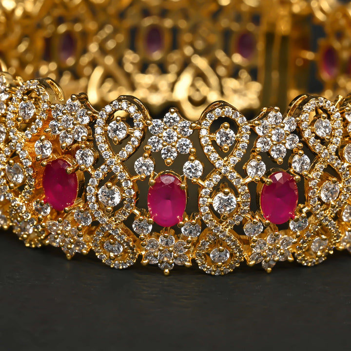 CZ Ruby Bangles