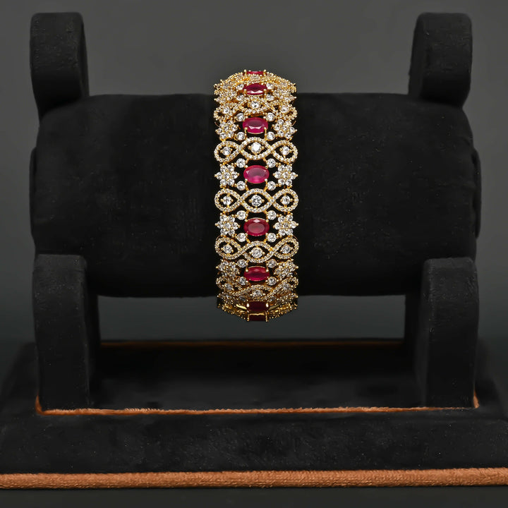 CZ Ruby Bangles