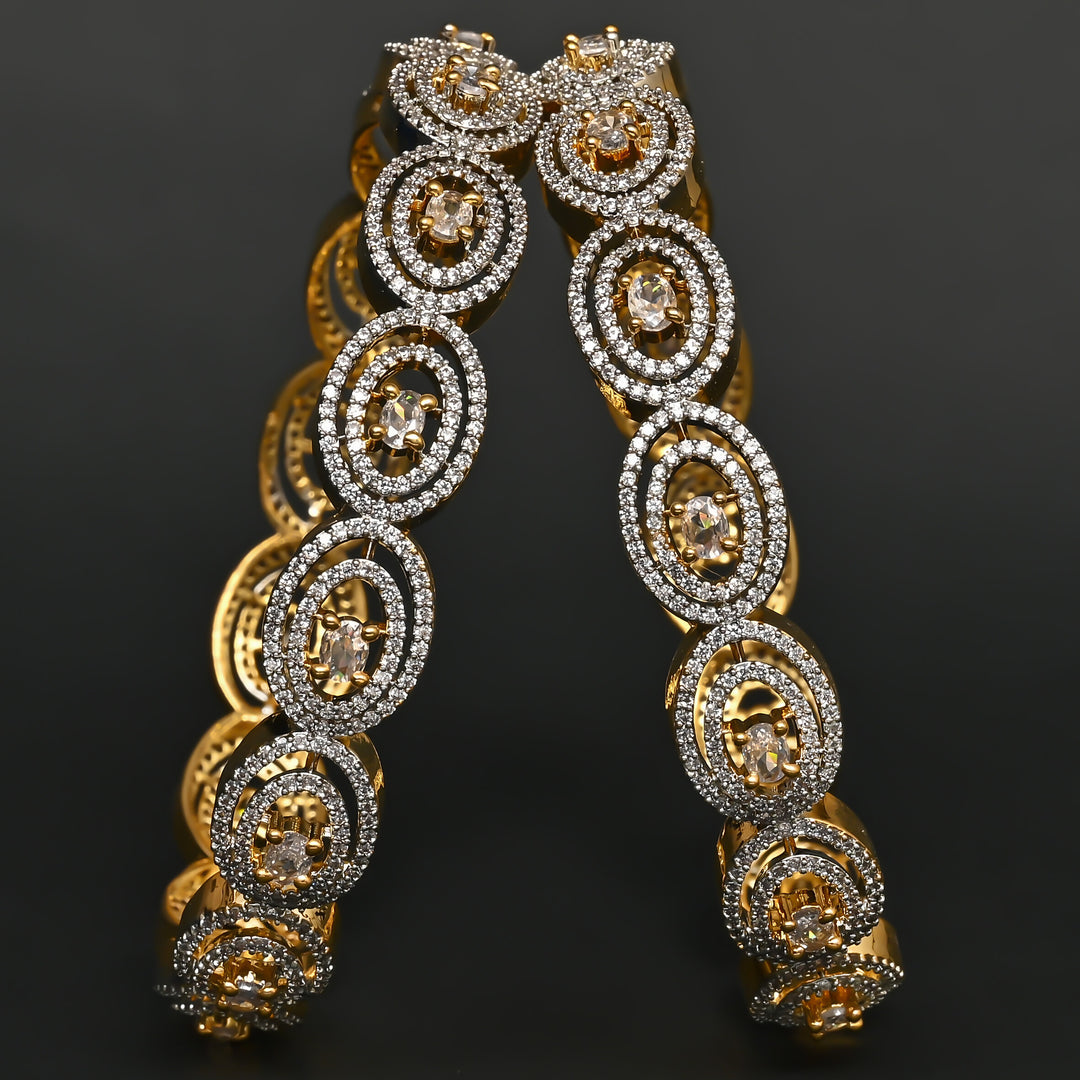 CZ Diamond Finish Bangles