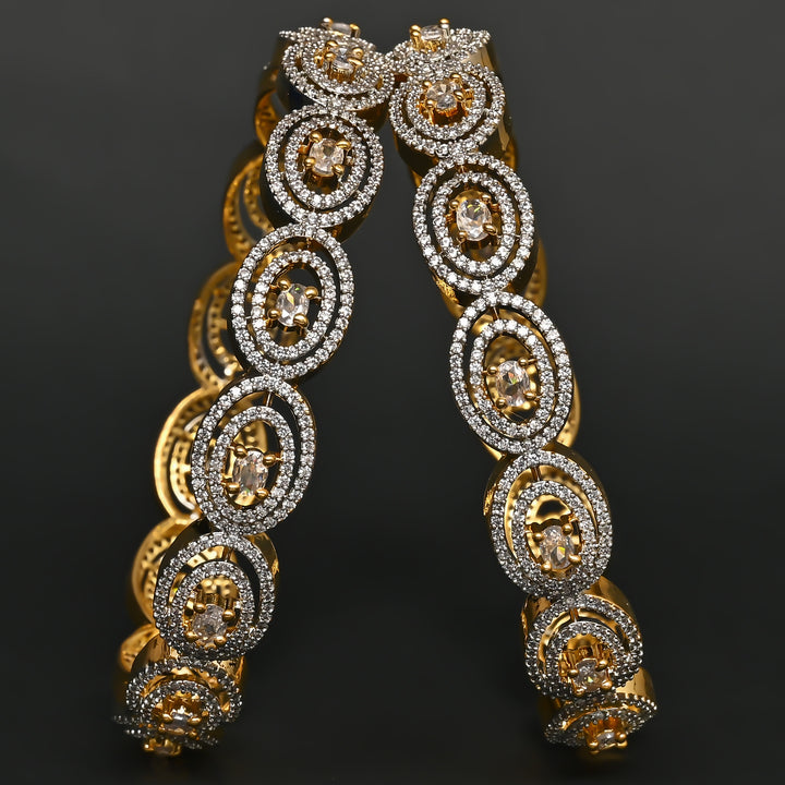 CZ Diamond Finish Bangles