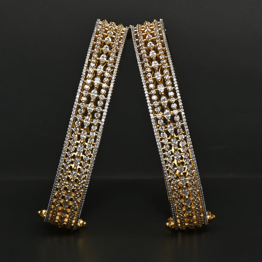 CZ Diamond Finish Bangles