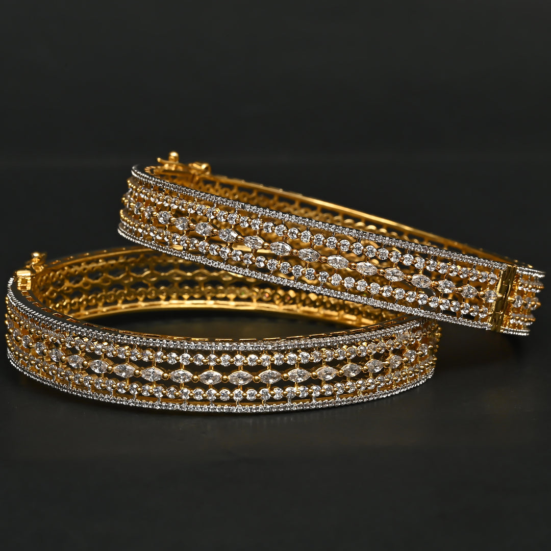CZ Diamond Finish Bangles