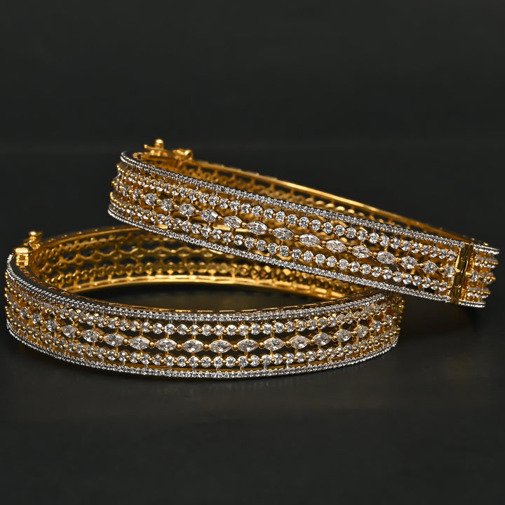 CZ Diamond Finish Bangles