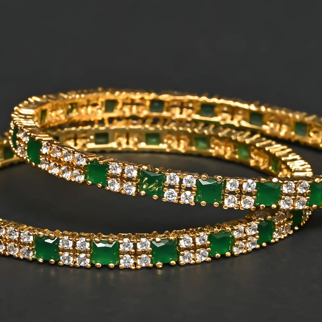 CZ Emerald Bangles