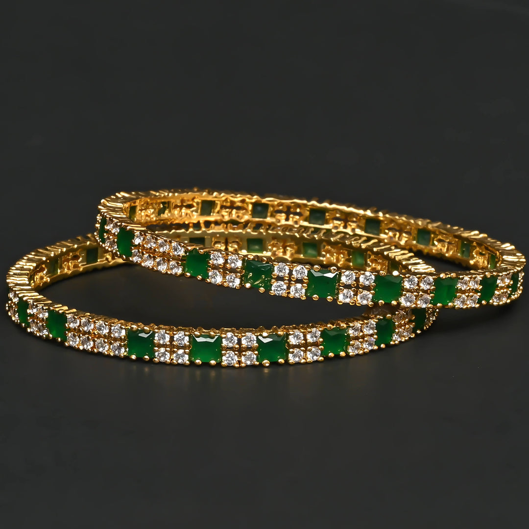 CZ Emerald Bangles
