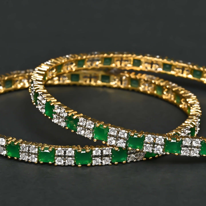 CZ Emerald Bangles