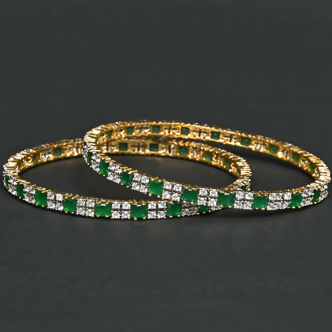CZ Emerald Bangles