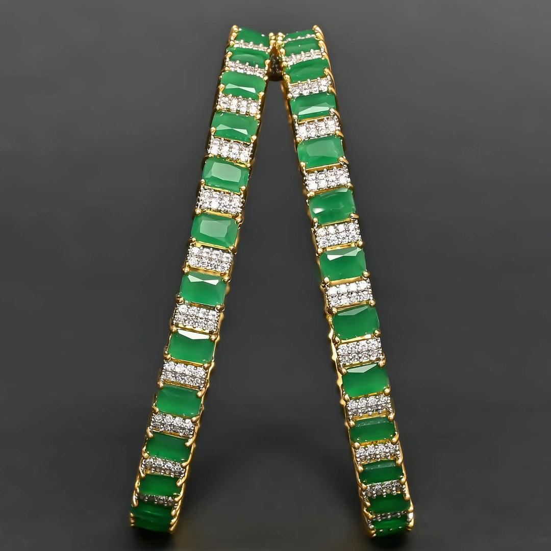 CZ Emerald Bangles