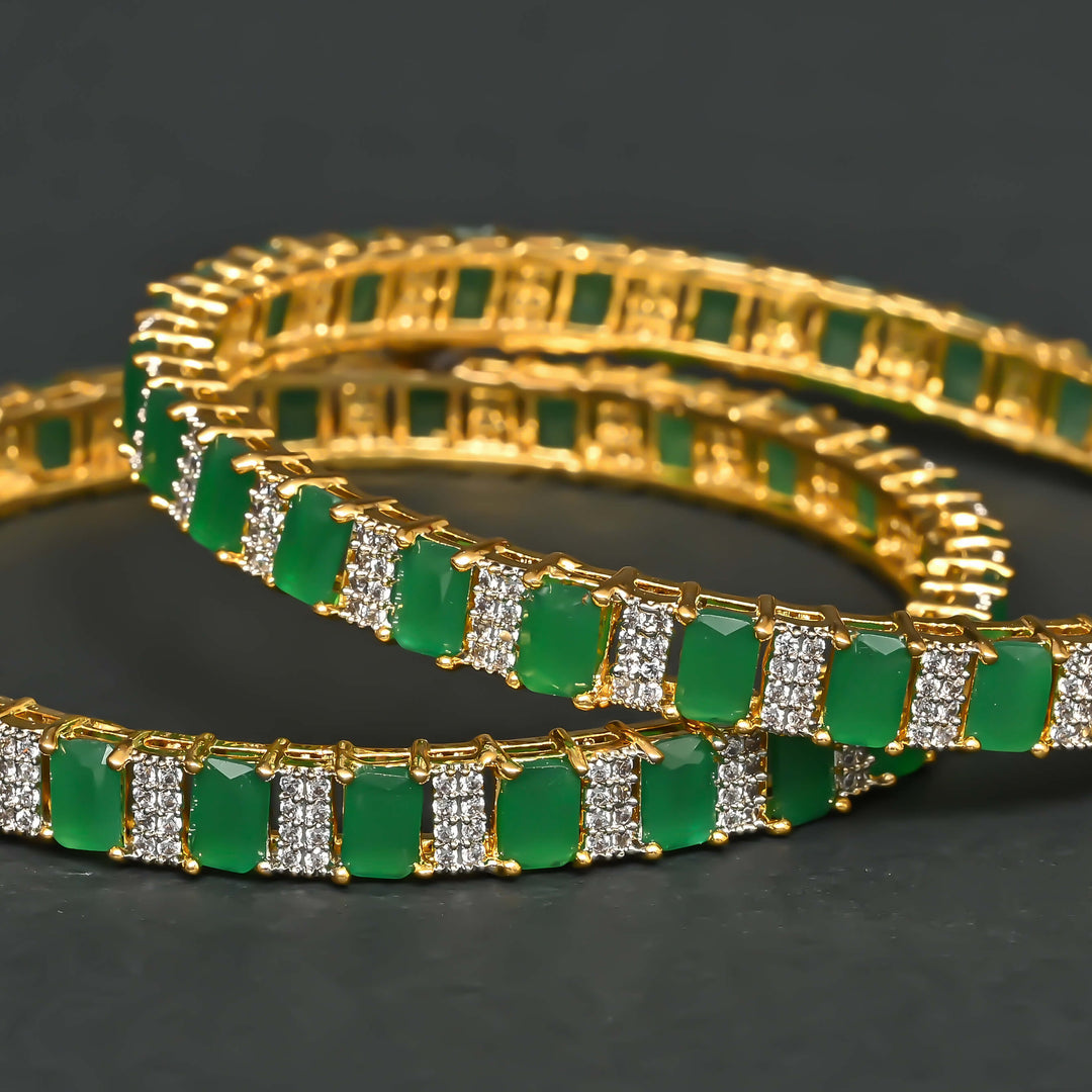 CZ Emerald Bangles