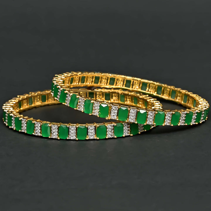 CZ Emerald Bangles
