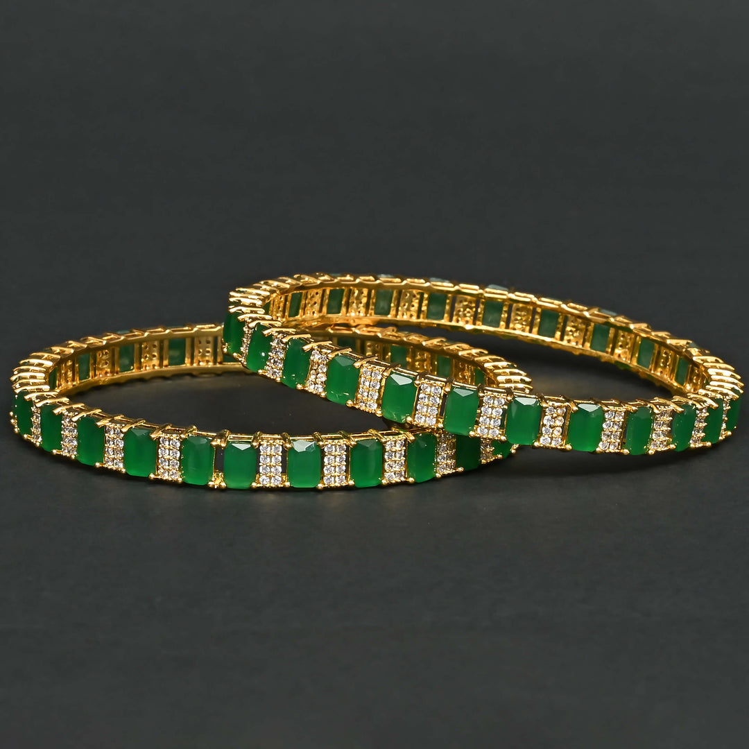 CZ Emerald Bangles