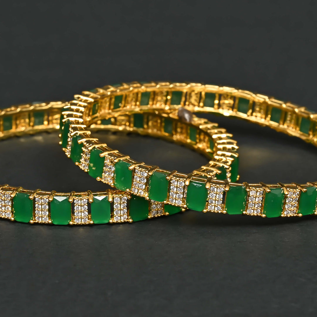 CZ Emerald Bangles