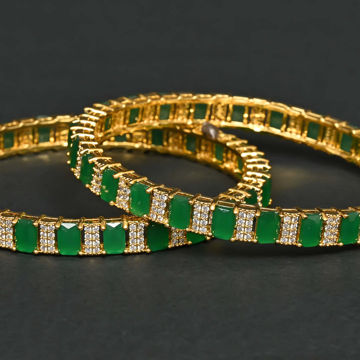 CZ Emerald Bangles