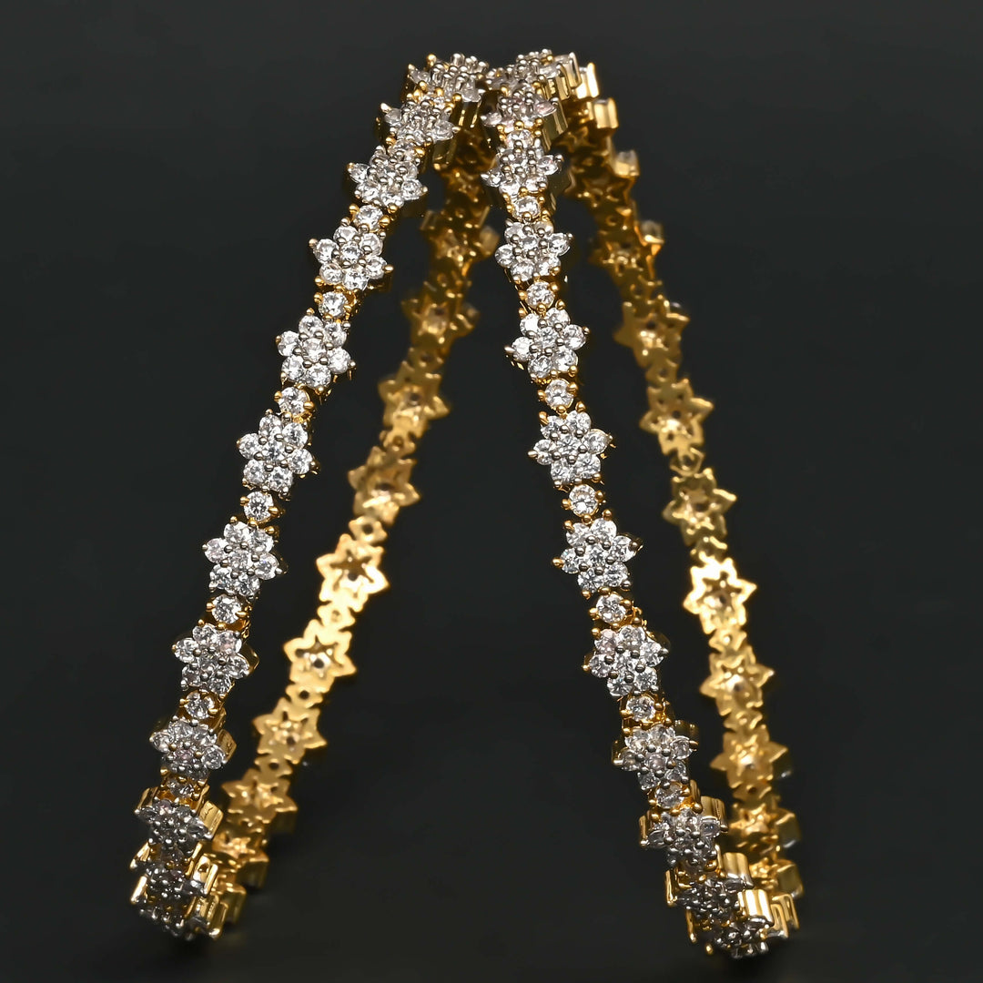CZ Diamond Finish Bangles