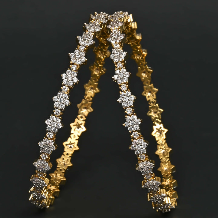 CZ Diamond Finish Bangles