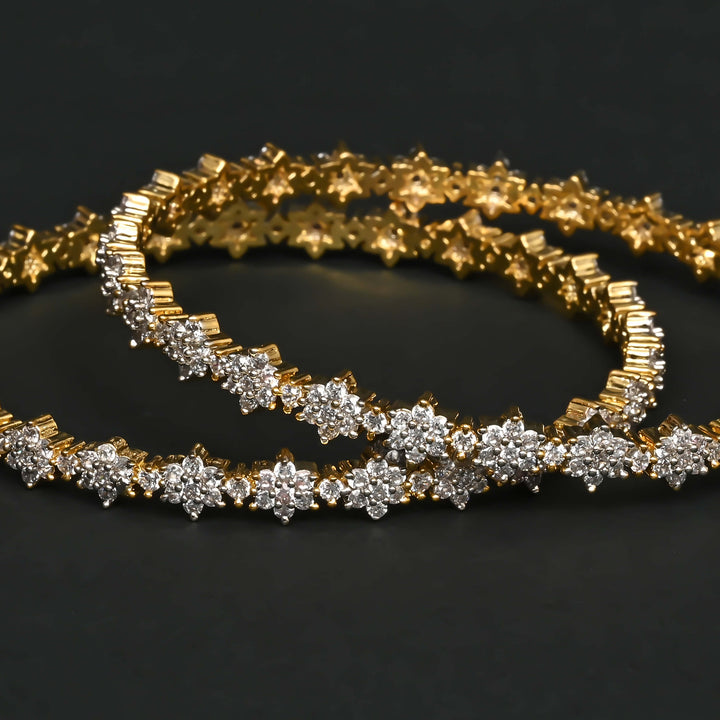 CZ Diamond Finish Bangles