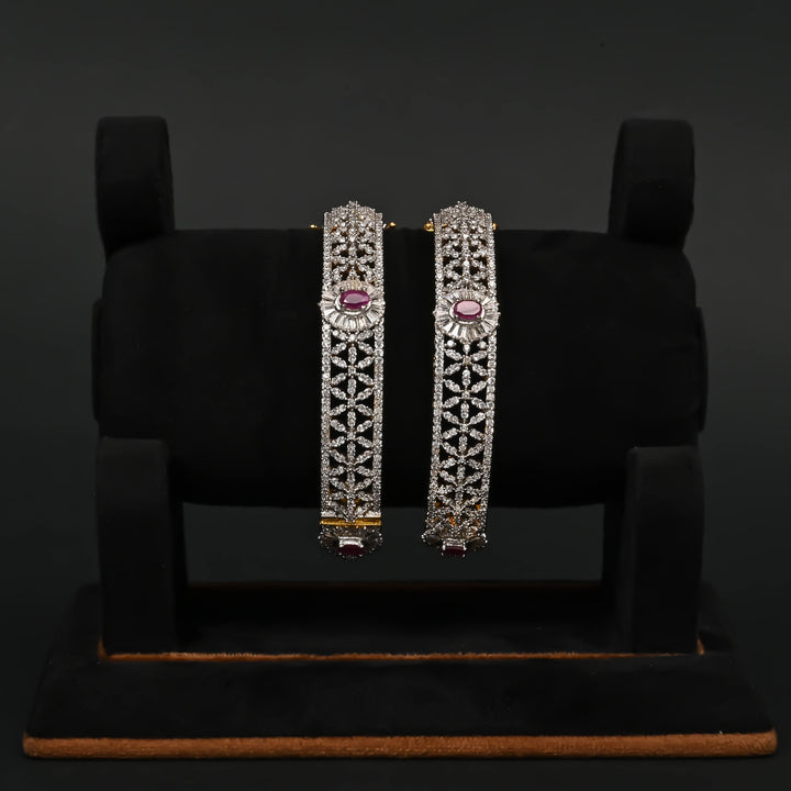 CZ Ruby Bangles