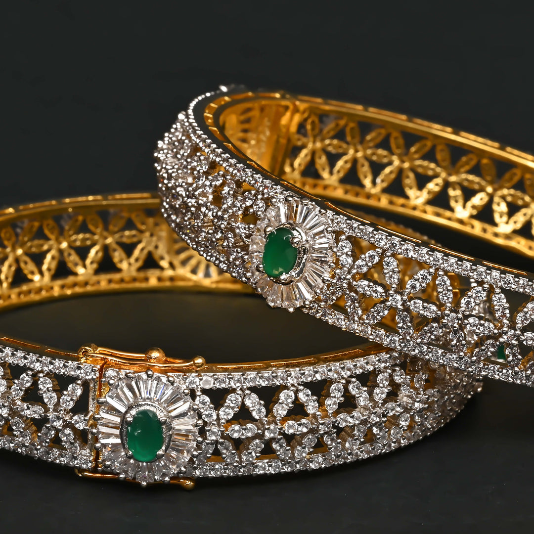 CZ Emerald Bangles