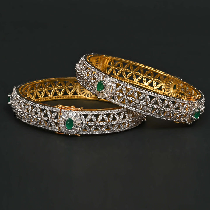 CZ Emerald Bangles