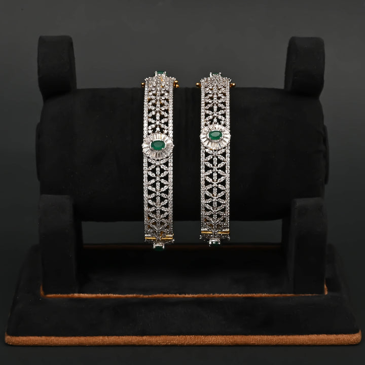 CZ Emerald Bangles
