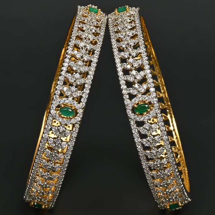 CZ Emerald Bangles