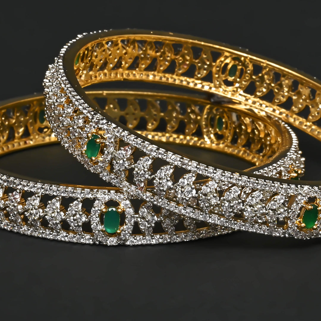 CZ Emerald Bangles