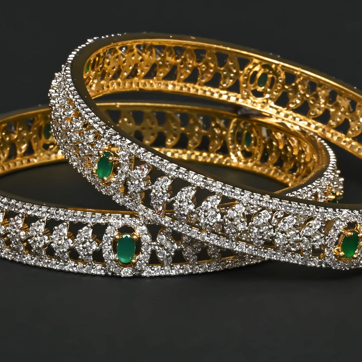 CZ Emerald Bangles