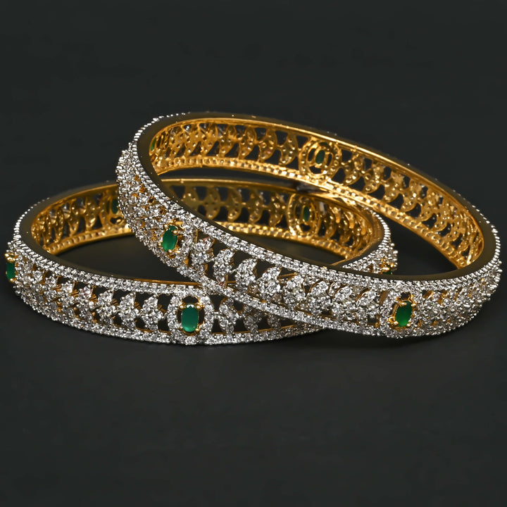 CZ Emerald Bangles