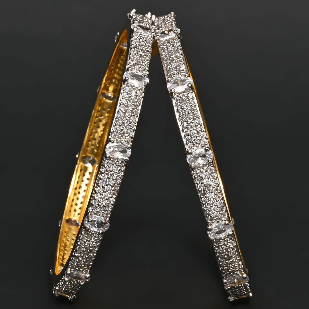 CZ Diamond Finish Bangles