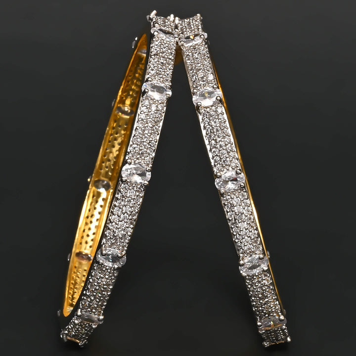 CZ Diamond Finish Bangles