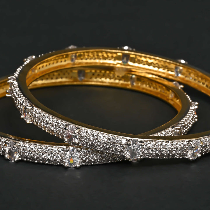 CZ Diamond Finish Bangles