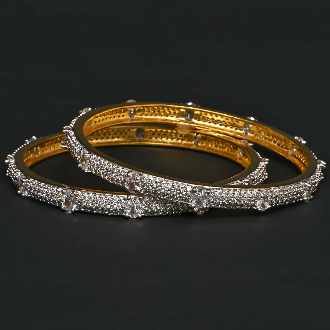 CZ Diamond Finish Bangles
