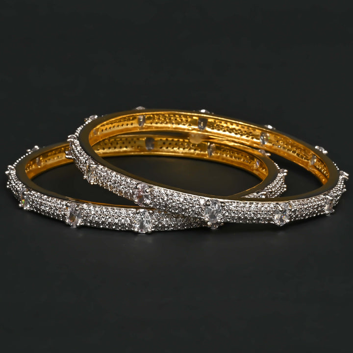 CZ Diamond Finish Bangles