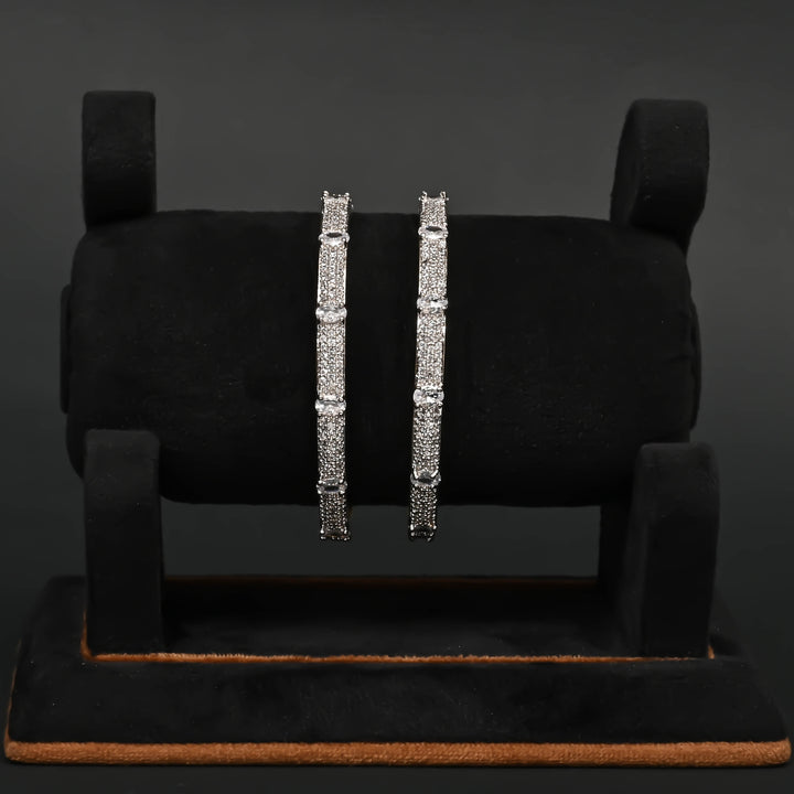 CZ Diamond Finish Bangles