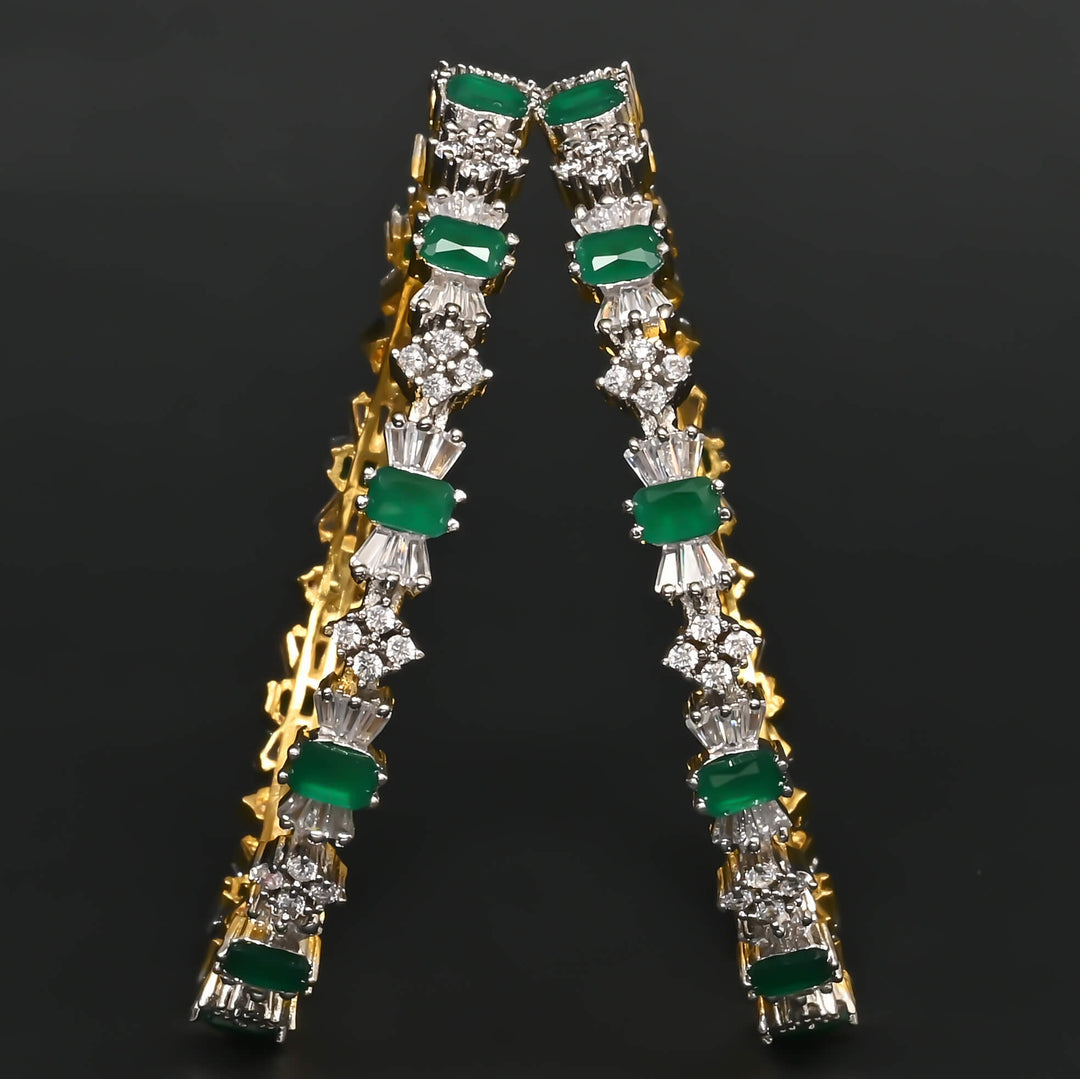CZ Emerald Bangles
