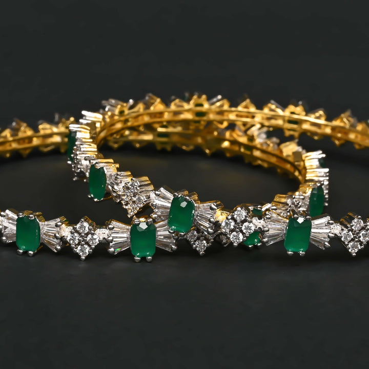 CZ Emerald Bangles