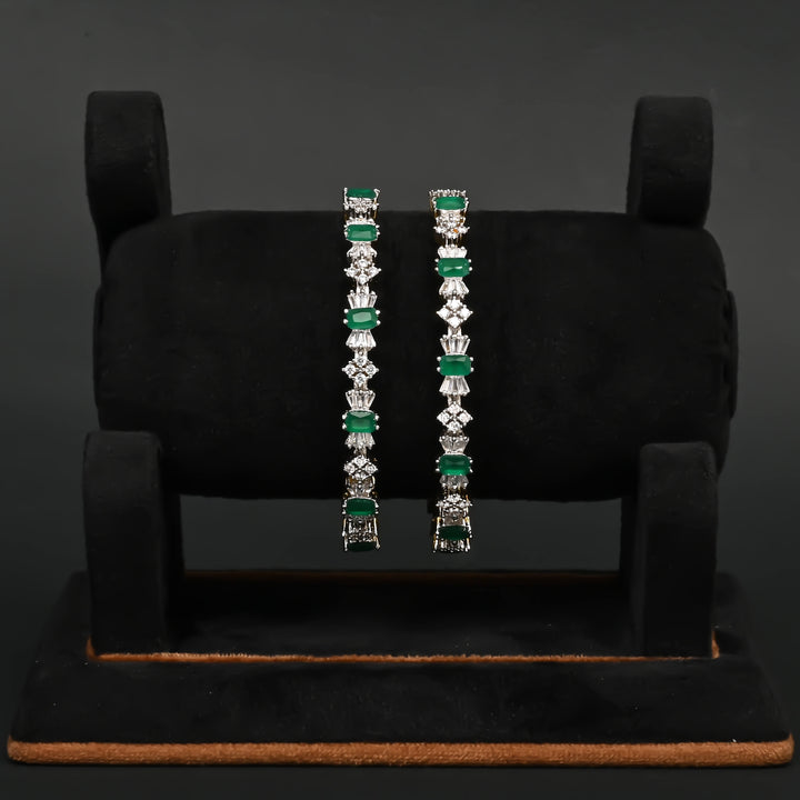 CZ Emerald Bangles