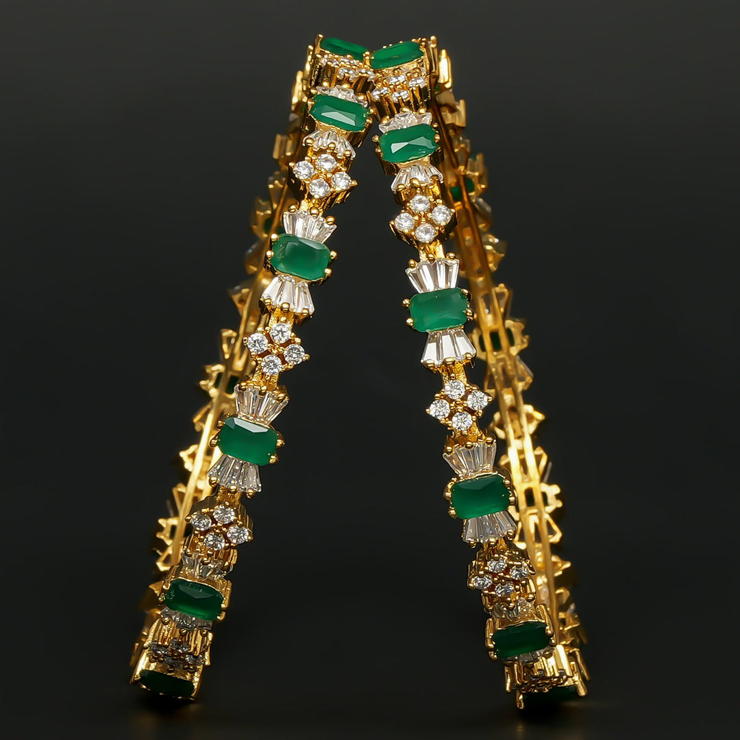 CZ Emerald Bangles