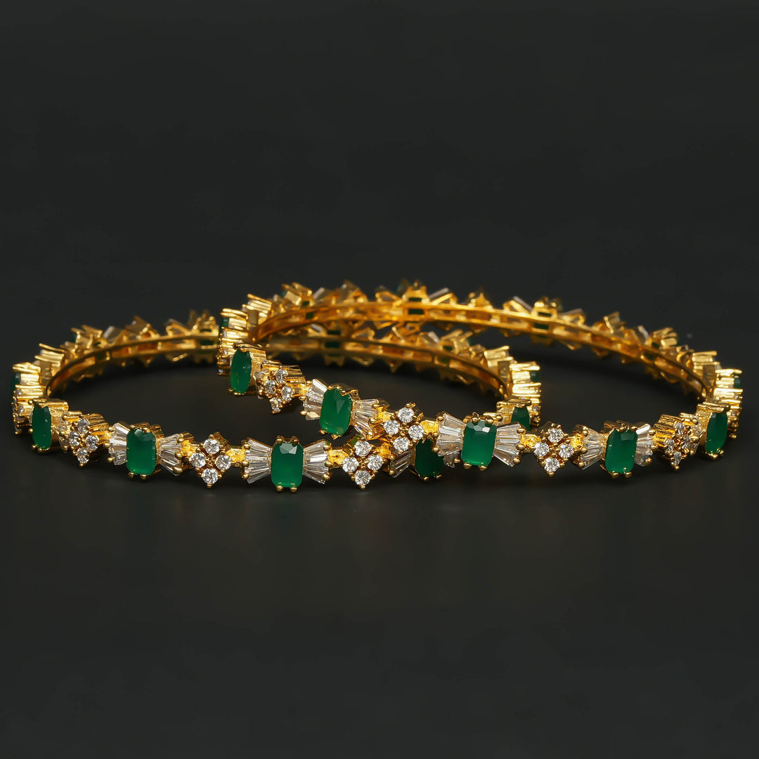 CZ Emerald Bangles