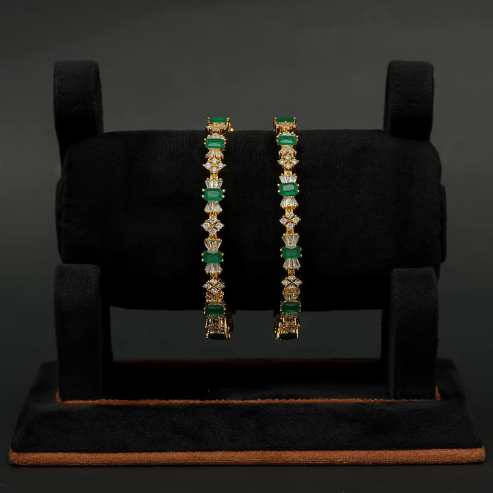 CZ Emerald Bangles