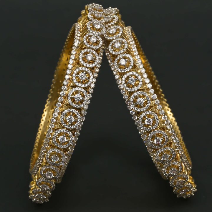 CZ Diamond Finish Bangles